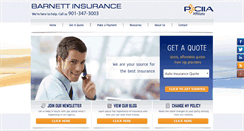 Desktop Screenshot of barnettinsuranceonline.com