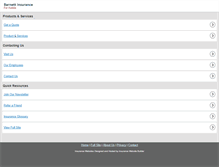 Tablet Screenshot of barnettinsuranceonline.com